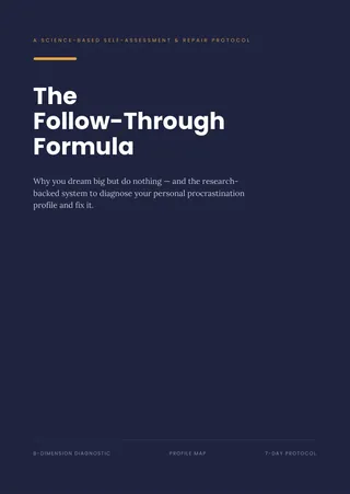 Cover of The Follow-Through Formula