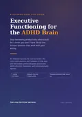 Cover of Executive Functioning for the ADHD Brain