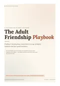 Cover of The Adult Friendship Playbook