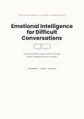 Cover of Emotional Intelligence for Difficult Conversations