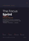 Cover of The Focus Sprint