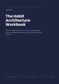 Cover of The Habit Architecture Workbook