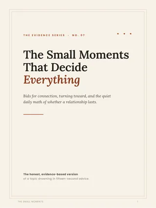 Cover of The Small Moments That Decide Everything