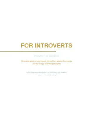 Cover of Social Confidence for Introverts