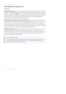 Page 4 of The Habit Architecture Workbook