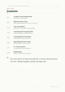 Page 3 of The Self-Compassion Workbook for Perfectionists